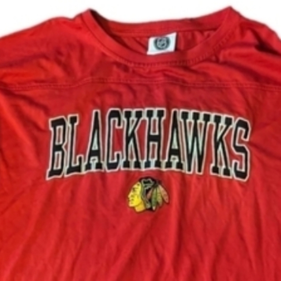 Chicago Blackhawks Authentic red embroidered NHL hockey jersey. Sz 2XL - Picture 6 of 8
